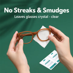 Alcohol-free lens wipes safe for eyeglasses and devices