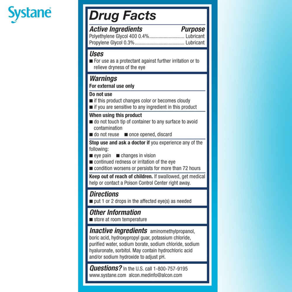 Alcon Hydration preservative-free packaging detail highlights simple storage.