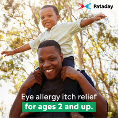 Pataday-bottle-closeup displays clear formulation for allergy relief.