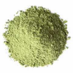 Alfalfa powder packaging and label details