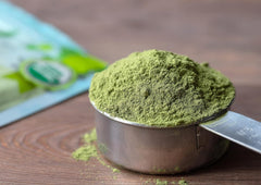 Alfalfa powder used in baking