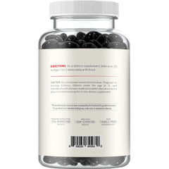 Close-up of 10mg astaxanthin serving with vitamin E
