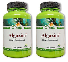 Algazim 250 capsules bottle – 2-pack packaging, front view