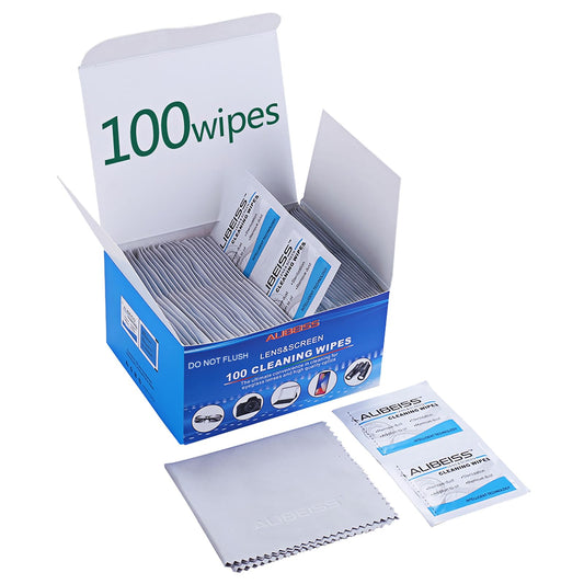 ALIBEISS pre-moistened lens wipes for glasses and screens - image 1