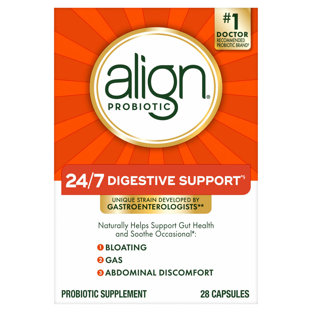 Align Probiotic packaging for men and women