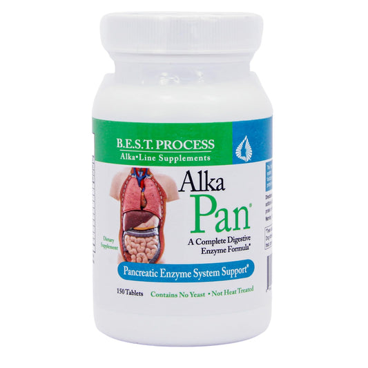 Morter HealthSystem Alka•Pan dietary supplement bottle