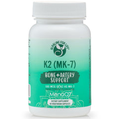 Alkaline for Life Vitamin K2 MK-7 180 mcg bottle label