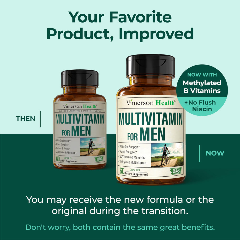 All-in-one daily wellness bottle for men