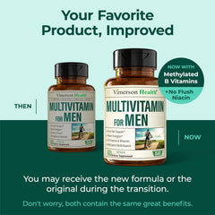 All-in-one daily wellness bottle for men