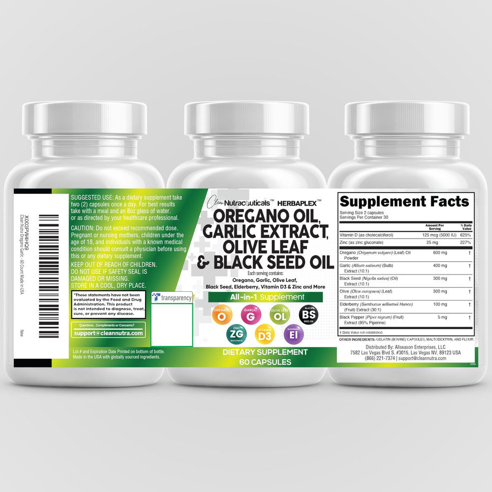 All-in-one immune support supplement display with zinc, vitamin D3 and elderberry