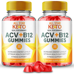 All Star Keto Gummies bottle label