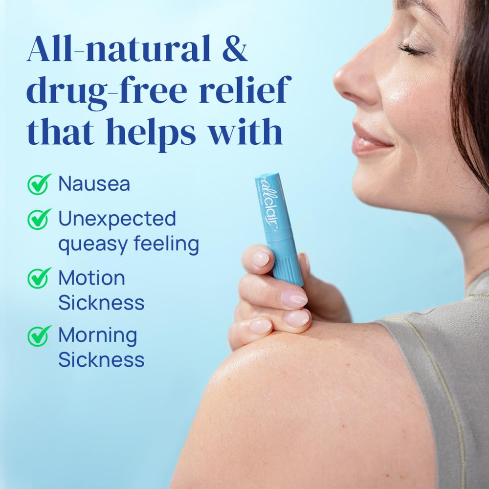 Allclair natural-aromatherapy-inhaler highlights a soothing herbal aroma for gentle relief.