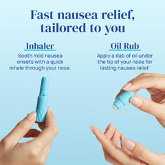 Allclair Nausea Relief Inhaler pack, shareable for travelers.