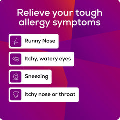 Allegra gelcaps box packaging displays indoor and outdoor allergen protection details