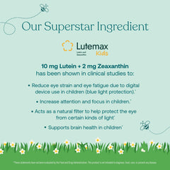 Allergen-free vegan kids multivitamin label