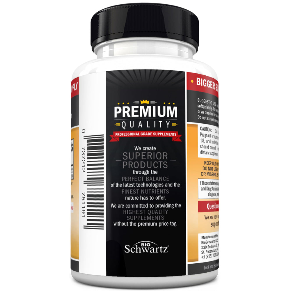 Allergen-free Vitamin D3 5000 IU supplement label
