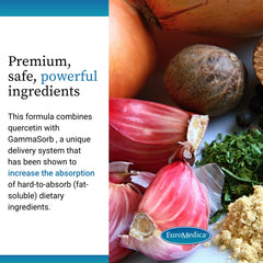 Allergen-friendly immune support showing no sugar, gluten, dairy