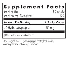 5-HTP 50mg vegetarian capsules close-up