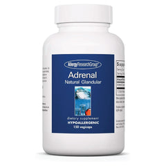 Front view of Allergy Research Group Adrenal Support bottle