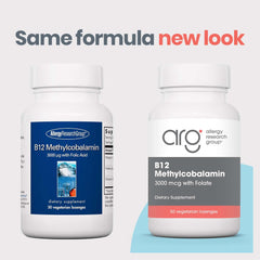 Supplement facts label for B12 Methylcobalamin Lozenges