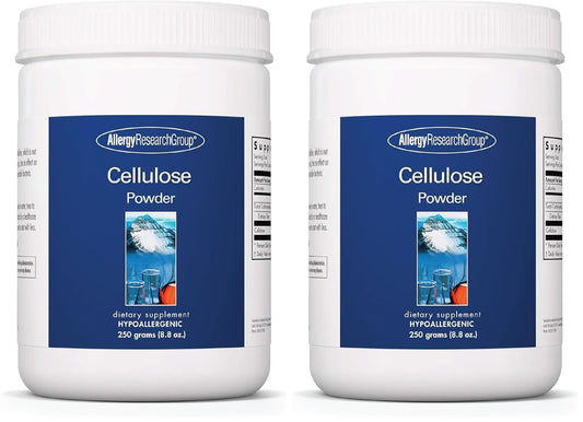 Allergy Research Group Cellulose Powder 8.8 oz pack of 2 – front label