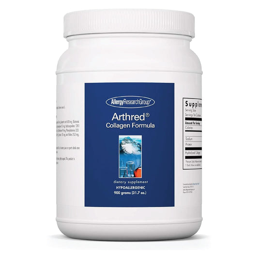 Allergy Research Group collagen powder bottle 31.7 oz, bovine-sourced hydrolyzed collagen