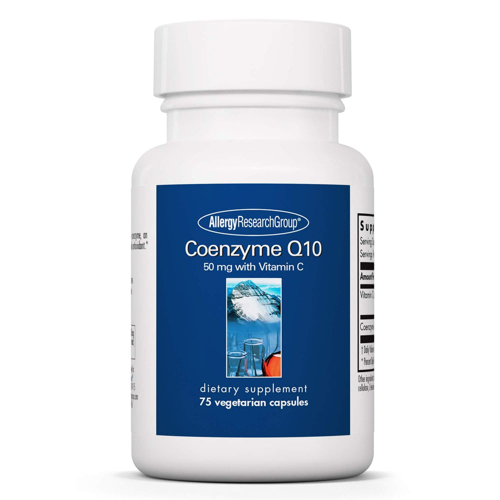 Allergy Research Group CoQ10 with Vitamin C bottle, 75-count