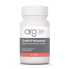 ARG CoQH-CF Ubiquinol 100mg Softgels bottle label