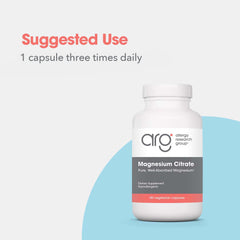 Doctor-developed hypoallergenic magnesium citrate supplement packaging