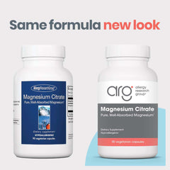 Close-up of magnesium citrate capsules illustrating vegetarian format