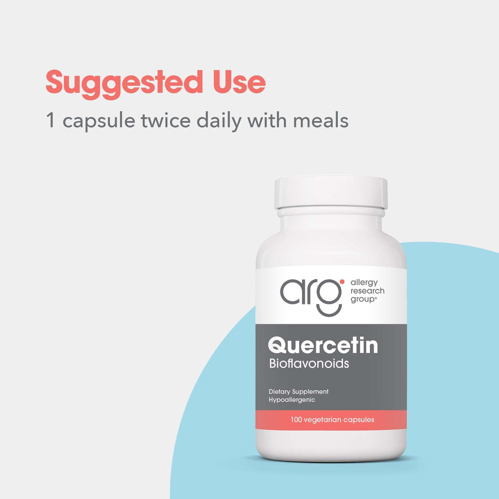 Supplement facts panel for Quercetin Bioflavonoids
