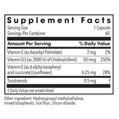 Side view of Super D3 bottle