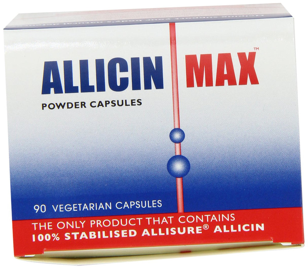 Front view of Allicin Max packaging