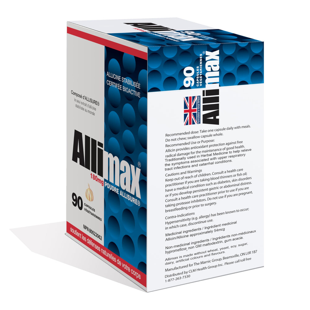 ALLIMAX packaging label variation B