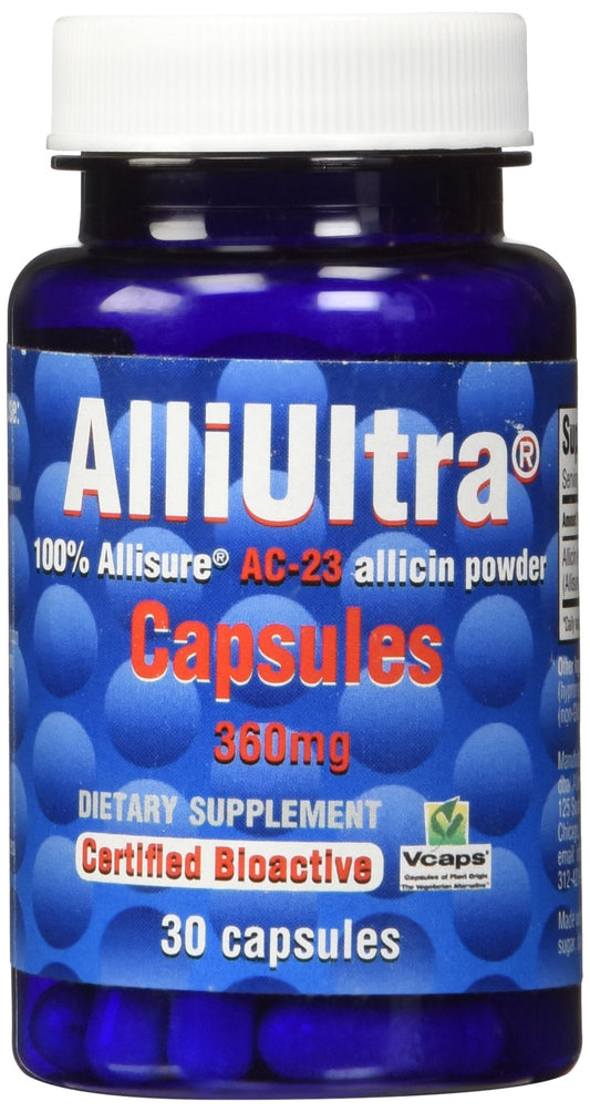 AlliUltra 360mg capsules packaging