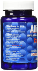 Close-up of stabilized allicin capsules