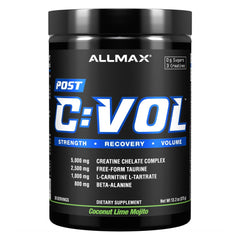 Front packaging of ALLMAX C:VOL Coconut Lime Mojito 375g