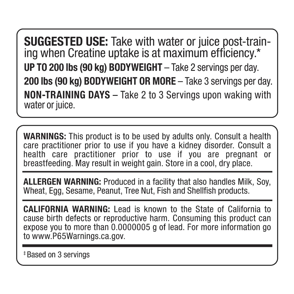 Athlete exercising with ALLMAX Creatine HCL bottle