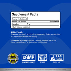 ALLMAX Leucine 400 g bottle displayed