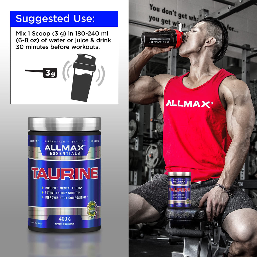 Graphic illustrating Taurine as a cell volumizer for muscle cells