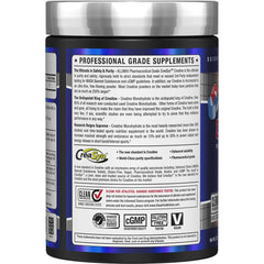Close-up of ALLMAX Creatine Monohydrate 1000g packaging label
