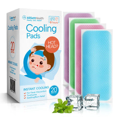 AllSett Health cooling patches for kids pack—portable cooling relief on the go.