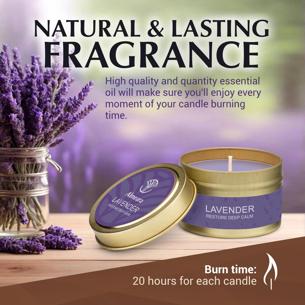 Paraffin-free soy wax candle with soft glow