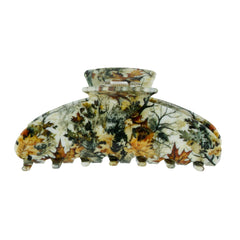 Almere hair claw clip striped camo pattern offers secure hold for any hair type.