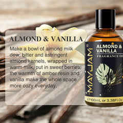 Diffuser releasing Almond & Vanilla fragrance oil