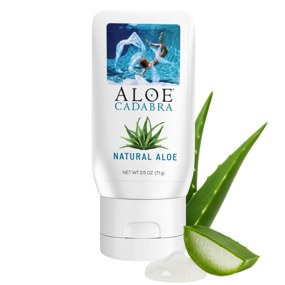 Aloe Cadabra bottle pour demonstrates easy, soothing application for daily moisture