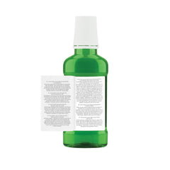 Minty finish with peppermint oil and tea tree