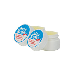 Aloe Up Aloe Kote Plus lip balm jar front for hydrating lips