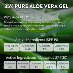 Aloe Up SPF 30 medicated balm with soothing texture for lips on the go
