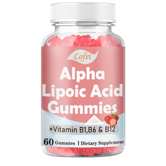 Alpha Lipoic Acid Gummies 600 mg Raspberry – packaging
